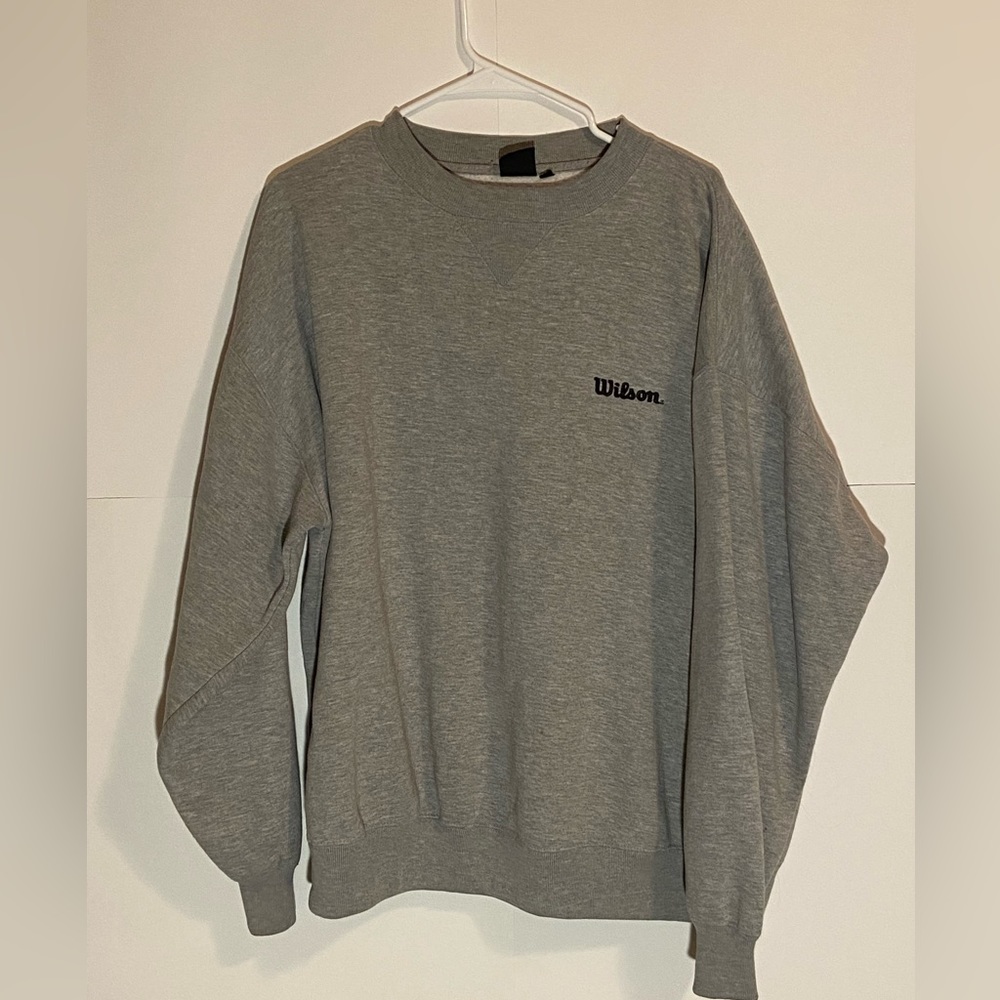 Retro Wilson’s Grey Crewneck